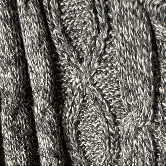 EUC Just My Size Cozy Cowl Neck Gray Grandpa Button Up Sweater Women Plus 1X XL - Picture 11 of 12